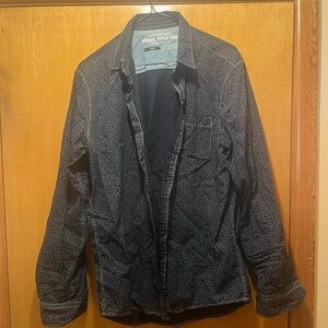 Replay Men's Blue Patterned Shirt